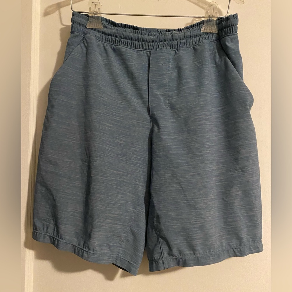lululemon athletica Heathered Blue Men's Pace Breaker Shorts 8” Inseam Size M